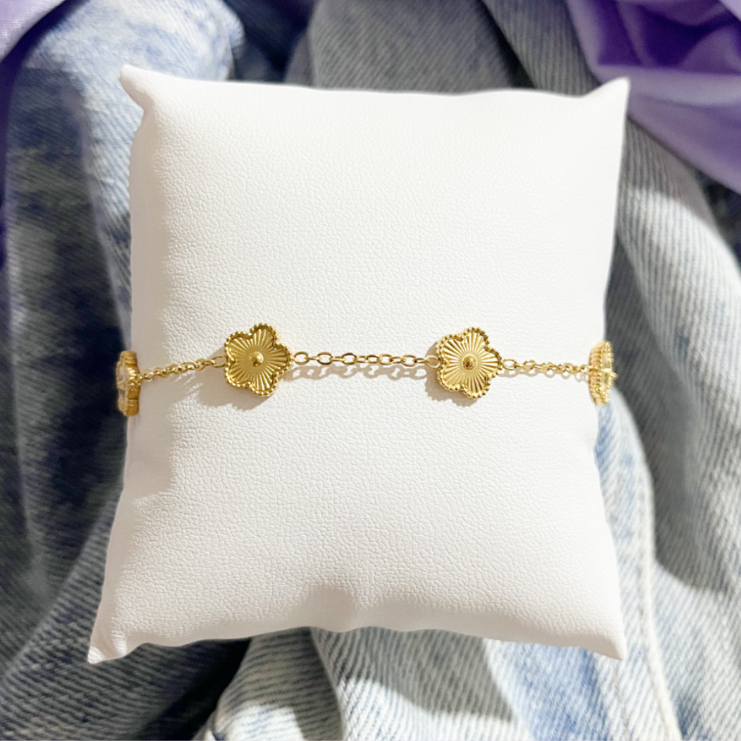 Pulsera Trébol Cinco Hojas