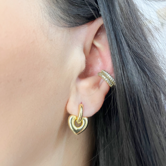 Aretes Colgante Corazón