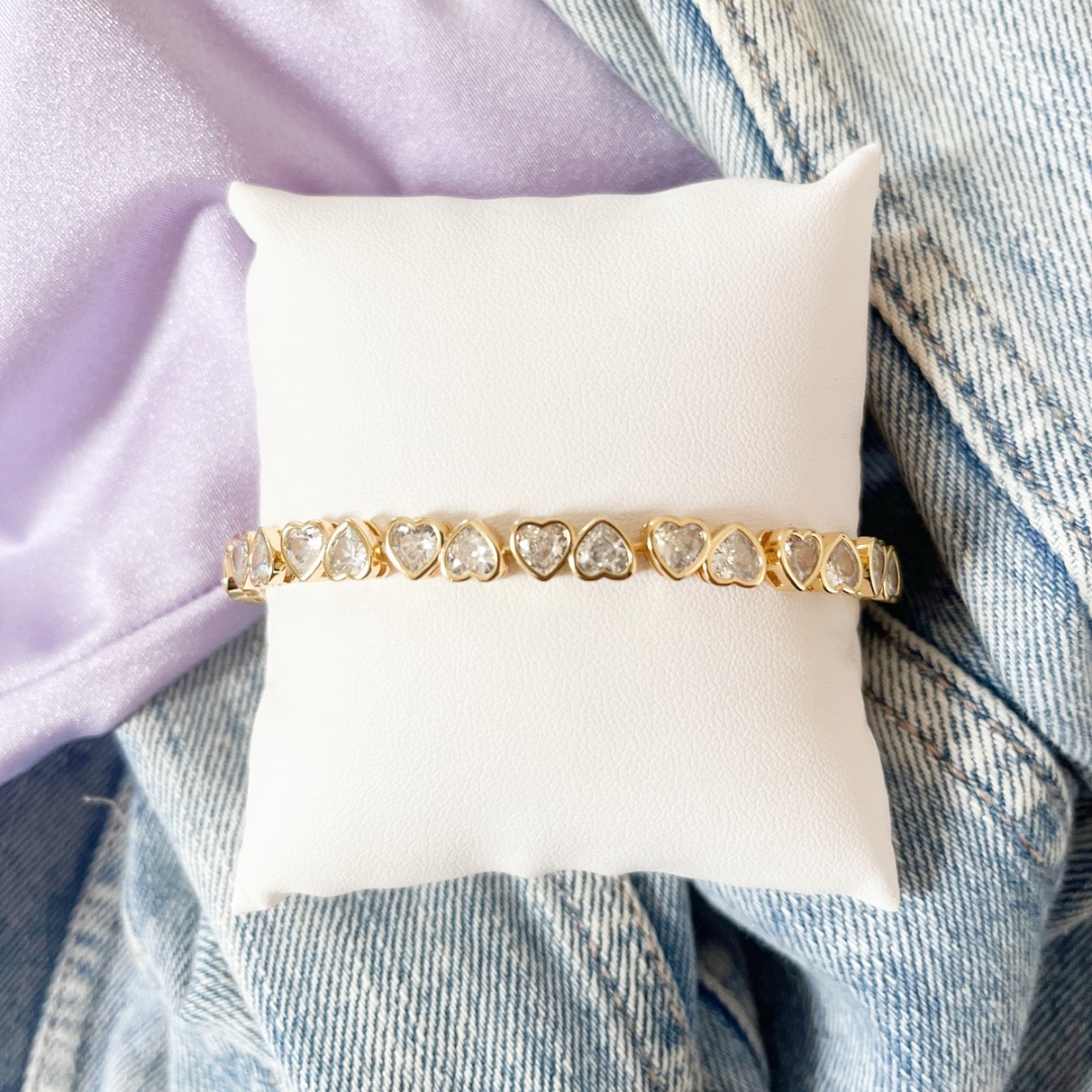 Pulsera Eslabones Corazón